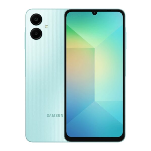 Samsung Galaxy A06 4G 128GB 4GB RAM Dual SIM Tela 6,7" Câmera 50MP Verde Claro