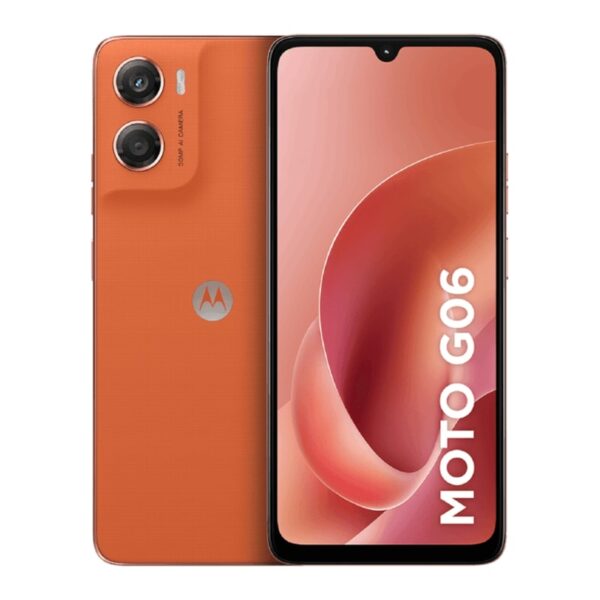 Motorola Moto G06 128GB 4GB RAM 4G Tela 6,9 polegadas Laranja