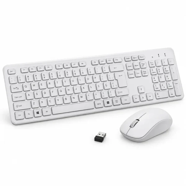 Kit teclado e mouse sem fio Kapbom KA-666 — imagem ilustrativa