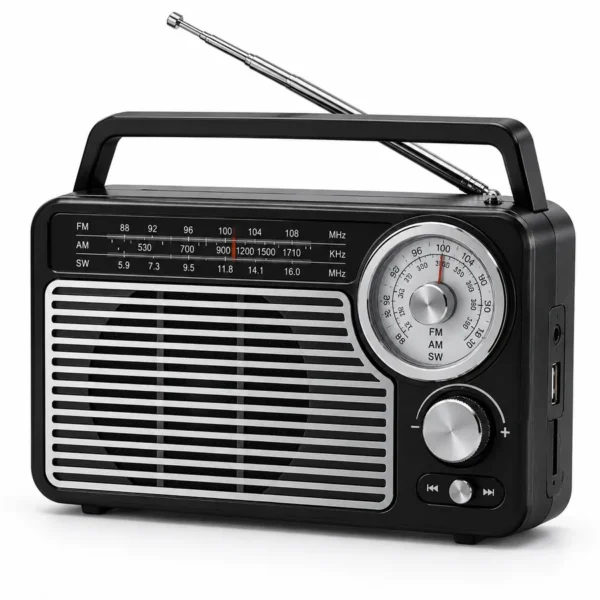 Rádio portátil Kapbom KA-8707 — imagem ilustrativa
